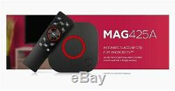 Infomir Mag 425a Iptv / Ott 4k Set-top Box Android Tv 8 Go Voix À Distance Wi-fi Hdmi