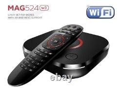 Informir MAG524w3 Boîtier MAG WiFi IPTV STB 4K HDR HEVC VENDEUR OFFICIEL UK PRISE UK