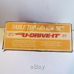 Jeu D'action De Table Schaper U-drive-it Vintage 1974, Jeu De Conduite # 801 Avec Boîte