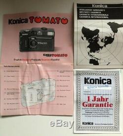 Konica Tomate Ensemble Complet Avec Boîte Et Peut - Top - 1989 Rare Unique /
