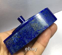 Lapis Lazuli En Forme De Cœur Fait Main De Classe Supérieure Avec Boîte En Marbre Lot De 3 Pièces