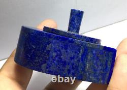 Lapis Lazuli En Forme De Cœur Fait Main De Classe Supérieure Avec Boîte En Marbre Lot De 3 Pièces