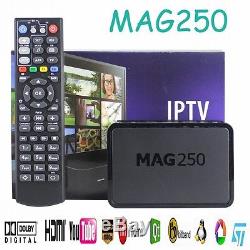 Lecteur Multimédia Mag250 Iptv Set Top Boîte Internet Tv Ip Konsole + Wlan Stick