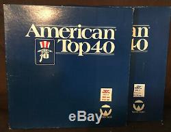 Lot De 2 American Top 40 Avec Casey Kasem Le Disque Vinyle (8) Coffrets 29/11/80 29/05/82