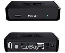 Mag 254 Iptv Set Top Box M3u Lecteur Multimédia Internet Tv Box Usb Hdtv + Hdmi