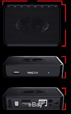 Mag 254w1 Wlan Wifi 150mbs Hdtv Streamer Iptv Set Top Box Multimédia Internet Tv