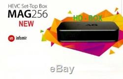 Mag 256 Hevc H. 265 Hd Tv Set Set Box + 12 Mois De Garantie