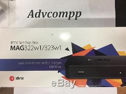 Mag 322w1 Hevc H. 265 Décodeur Tv Streamer Media Streamer Avec Serveur Gold 1 An