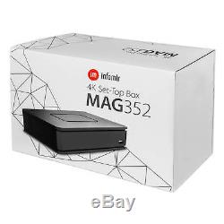 Mag 351/352 Linux 4k Uhd Wlan Wifi Integriert Streamer Set Top Boîte Internet Iptv