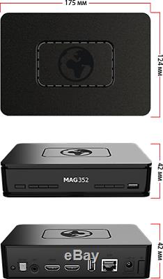Mag 351infomir 4k / Hevc Iptv / Ott Décodeur 2go Ram Double Wifi 2.4ghz / 5ghz