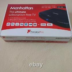 Manhattan T3-r Hdr 4k Ultra Hd Smart Freeview Enregistreur Tv 1 To Noir
