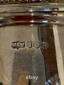 Mappin & Webb Boxed Hallmarked Silver Cruet Set & Spoons 210gms Qualité Supérieure