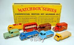 Matchbox G-1 Set De Set De Véhicules Commerciaux 1960 Top