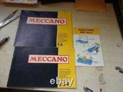Meccano 1970's Set 5 Avec Boîte Et Paperwork Encore Scellés Top Corners Split