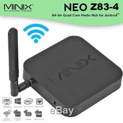 Minix Neo Z83-4 Décodeur Smart Tv Windows 10 Quad Core 4g + 32g Multimédia 4k Tf