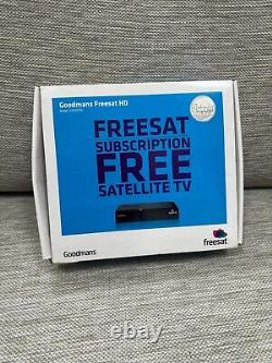 NOUVEAU Récepteur TV satellite HD Freesat GS103TZH de Goodmans