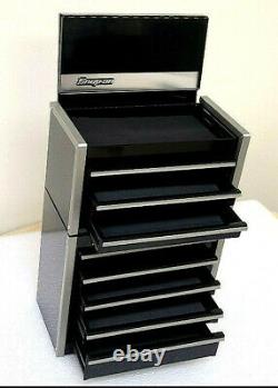Nouveau Snap-on Black Micro Tool Box Rare Top & Bottom Set Mini-replica Jewelry