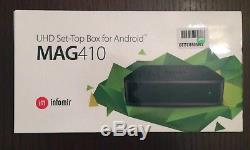 Origine Infomir Mag 410 Streamer De Média Android 4k Iptv Ott Settop Box Au Meilleur Prix