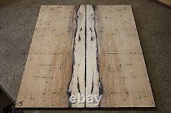 Pale Moon / Black And Blite Ebony Bookmatched Guitare Drop Top Sets Grade B