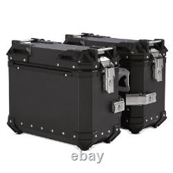 Panniers En Aluminium Pour Bmw R 1250 Gs / Adventure Side Cases Xb30 Noir
