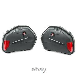 Panniers Set + Top Box Pour Suzuki Hayabusa Sct8 Noir