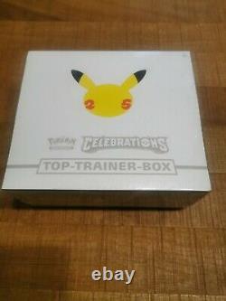 Pokemon Sammelkarten Célébrations Top Trainer Box 25 Jahre Set Deutsch Neu & Ovp