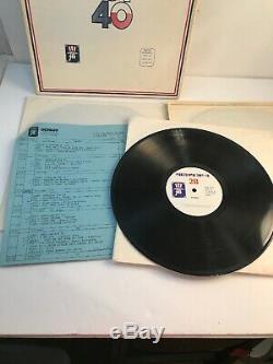 Rare Watermark American Top 40 Box Set 3 Lp Disques Vinyle Withcue Sheet 29/03/1975