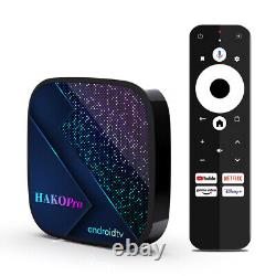 Set Réseau Top Box Uhd 4k Smart Tv Box Bluetooth Compatible 5.0 Pour Regarder La Télévision