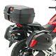 Set Scb8 Panniers De Moto + Rack + Top Box Bagtecs