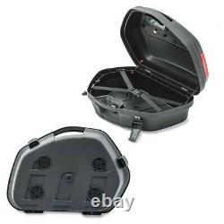 Set Scb8 Panniers De Moto + Rack + Top Box Bagtecs