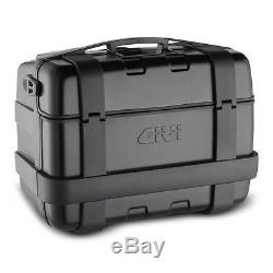 Set Top Box Givi Bmw R1200rs 15-17 Trk46b Monokey Noir Avec Support Alu