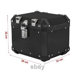 Set de valises en aluminium + Top Case pour Suzuki V-Strom 1050 / XT GX38 noir