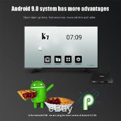 Smart Tv Box K7 Android9.0 S905x2 4 + 64go Set-top Box 2.4g + 5g Wifi 1000m Lan O1n2
