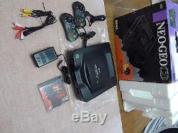 Snk Neo Geo CD Console Système De Jeu Top Loading Tested Work