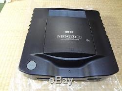 Snk Neo Geo Système De Console CD Top Loading Coffret Tested Work 3