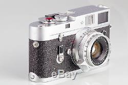 Super Top Leica Leitz Wetzlar M4 + Summicron 2/35 8 Set Éléments Boxed Near Mint