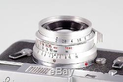 Super Top Leica Leitz Wetzlar M4 + Summicron 2/35 8 Set Éléments Boxed Près Mint