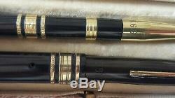 Swan Mabie Todd Anneau Top Bandes Or Ensemble Stylo Plume & Crayon Served Boxed