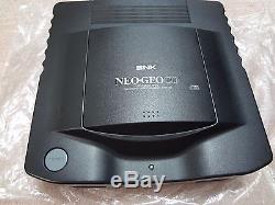 Système De Console CD Snk Neo Geo Jeu De Boîtes De Jeu Top Loading Tested Work