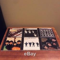 The Beatles 16 CD Ensemble Complet Boîte À Pain En Bois - Roulette De La Collection Supérieure D'albums Avec Livre