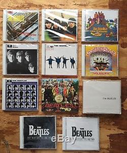 The Beatles Wooden Roll Top Ensemble De CD Japonais Avec 11 CD Neufs Et Non Emballés