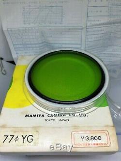 Top Mint Dans Boxmamiya 77mm Y2 Yg O2 Uv Sl Filtre Nd16 6 Set Pour Rb67 Japan Rz