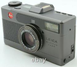 Top Mint In Case & Box Leica Minilux Zoom Black Camera Bogner Set From Japan
