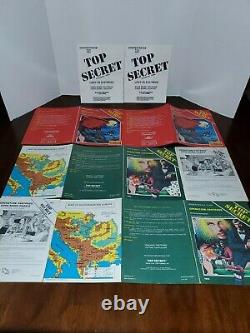 Top Secret Jeu Rpg Box Set + Tuns D’extras Tsr 7006 7601 Vintage 1980 Rare