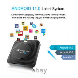 X88 Pro20 Tv Box Android 11.0 8k Quad Core 8g+128g Usb 3.0 Double Wifi Set Top Box