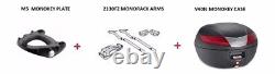 YAMAHA TRACER 700 2017 GIVI V40 MONOKEY TOP BOX + 2130FZ RACK + M5 ensemble complet