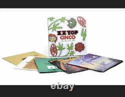 Zz Top Cinco Les Cinq Premiers Lp 180g Lp Box Set Rare Out Of Print Sealed