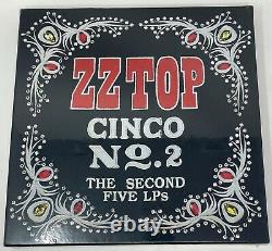 Zz Top Cinco No. 2 Le Deuxième Coffret En Vinyle 5-lp De Cinq Lp New Sealed