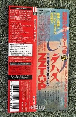 Zz Top Japon Obi Mini Lp 8 (shm) Coffret CD Deguello Wpcr-15167/74 Nouveau Remasters